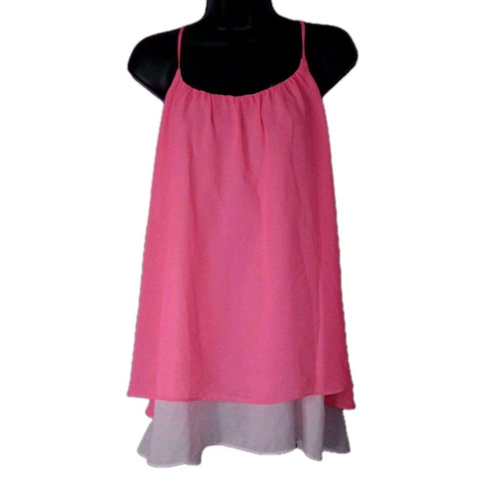 Nymphe Tank Top Size L Fairycore Barbiecore Flowy Beachy Coquette Office Siren